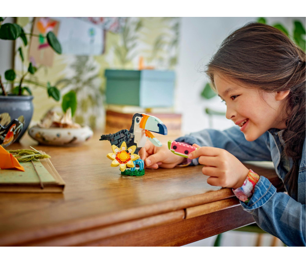 LEGO Creator 31173 Dzikie zwierzęta: tropikalny tukan - 1331702 - zdjęcie 9